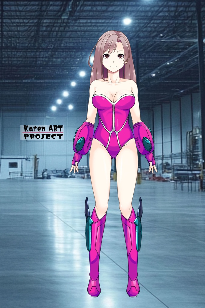 カレンちゃん+マリーンのダイビング装備 Karen Original Color 【タイタニックミステリー-蒼の戦慄-04】正面アングル Karen is wearing Marine's Diving Equipment【Titanic Mystery: The Blue Tremor04】Front Angle