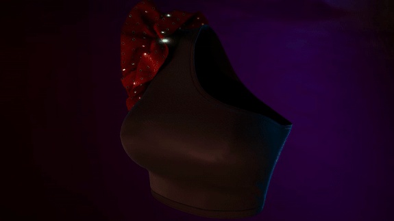 Ruffle Crop Top for HS2