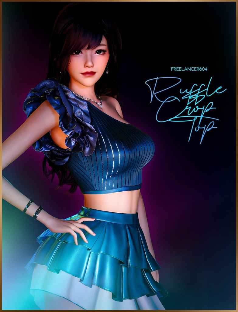 Ruffle Crop Top for HS2