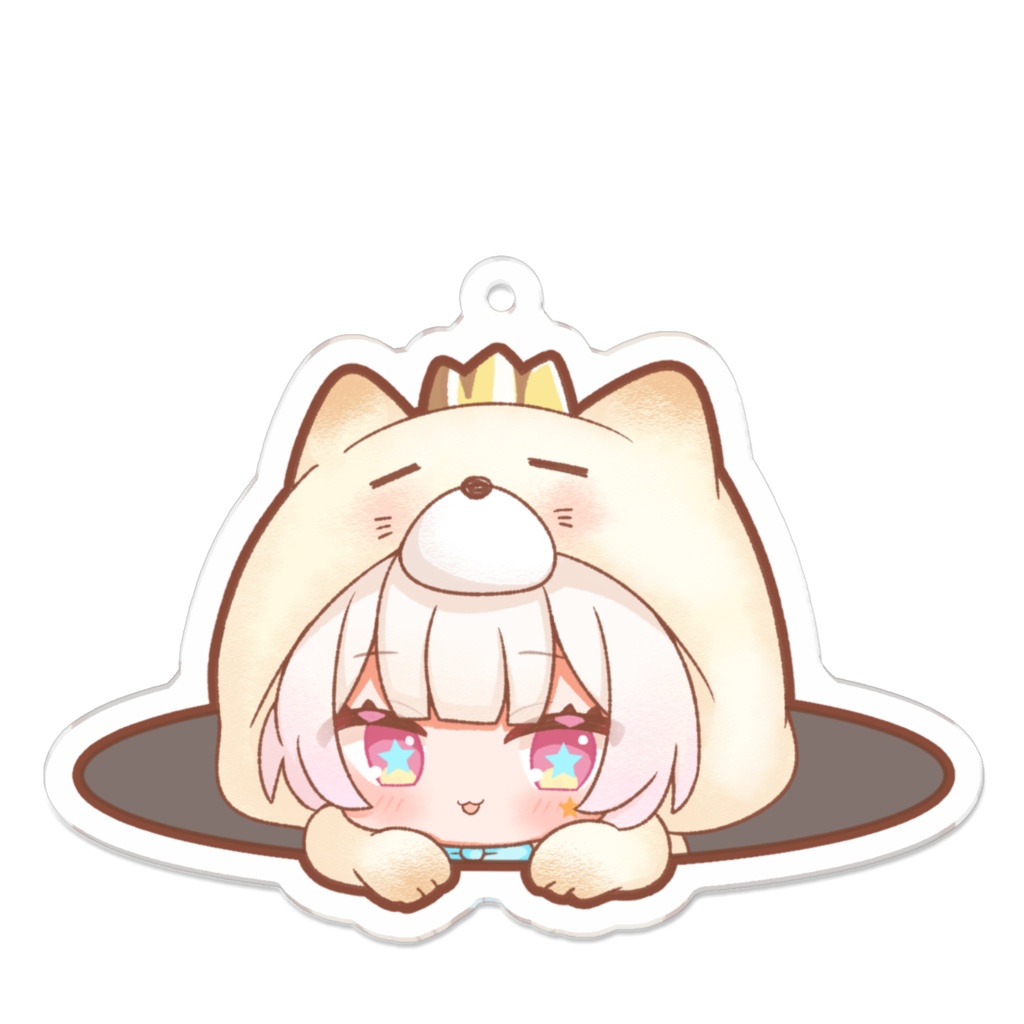 椎名シロホシ ひょっこり!・アクリルキーホルダー