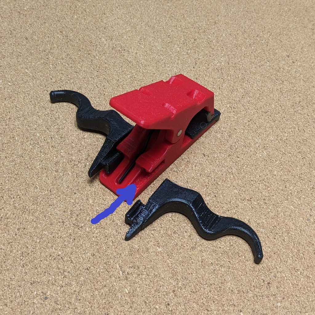 クリップ固定式 ビリヤード キューホルダー(キューラック)