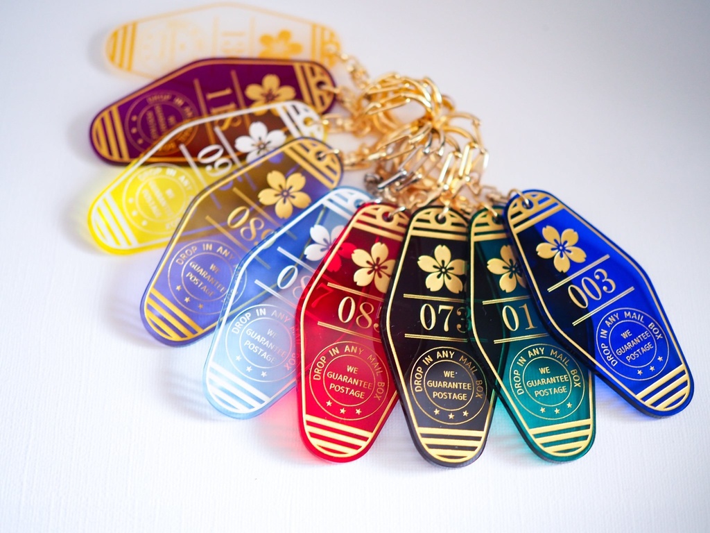 とうらぶイメージカラーキーホルダー