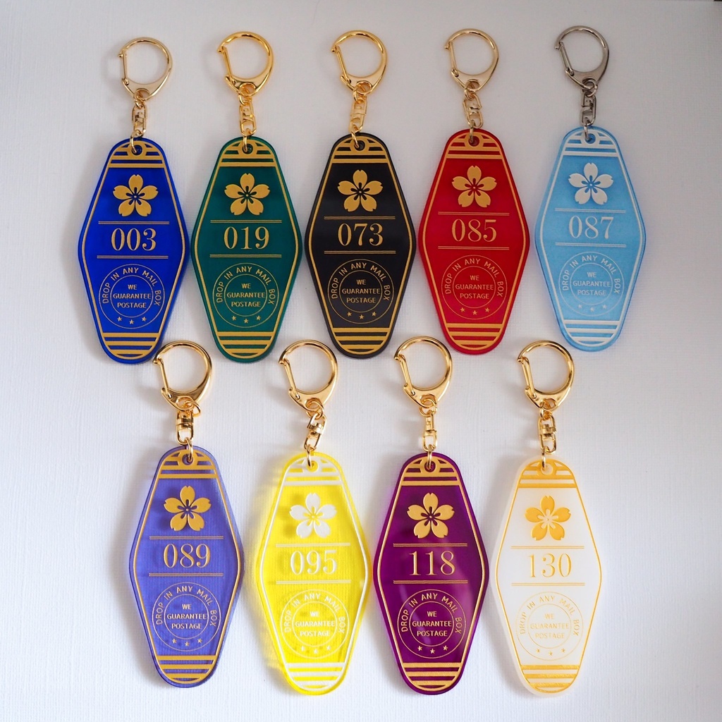 とうらぶイメージカラーキーホルダー