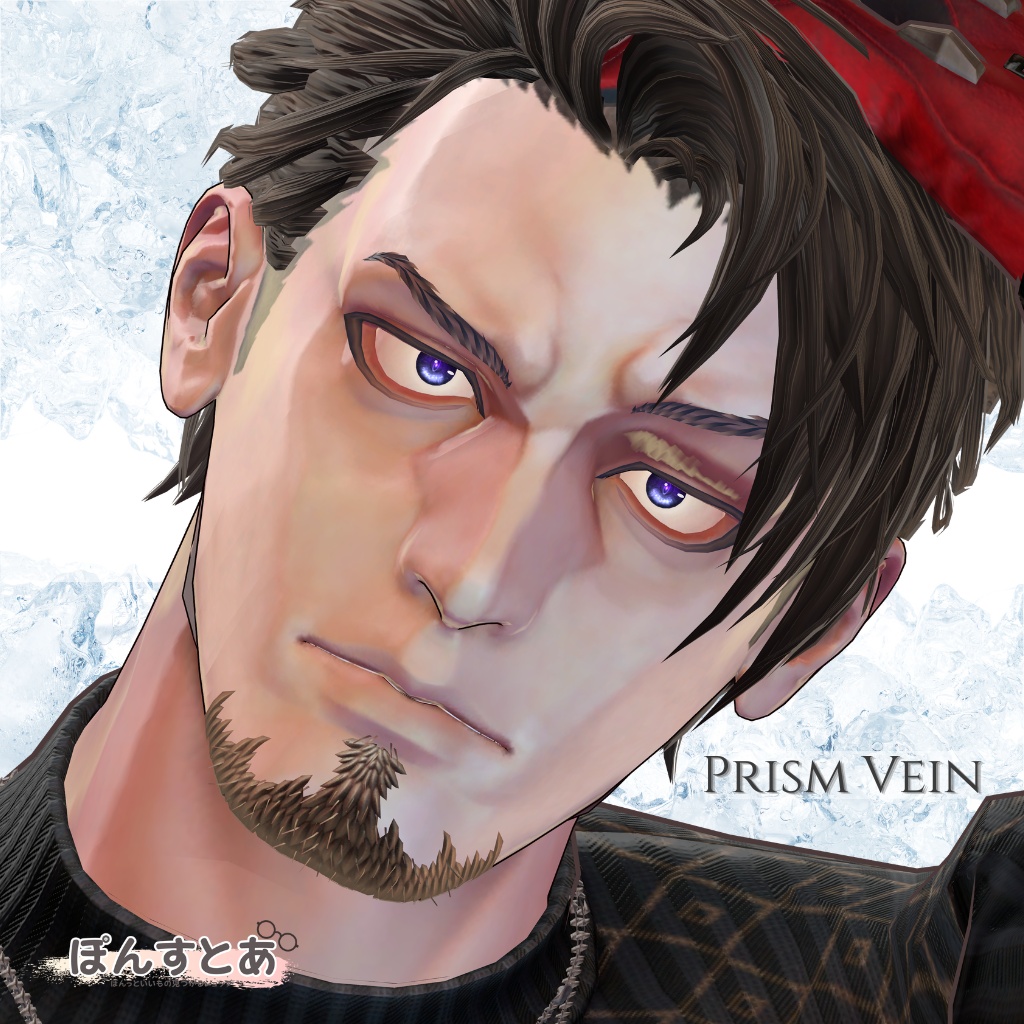 【27アバター対応】Prism Vein Eye Texture #ぽんすとあ