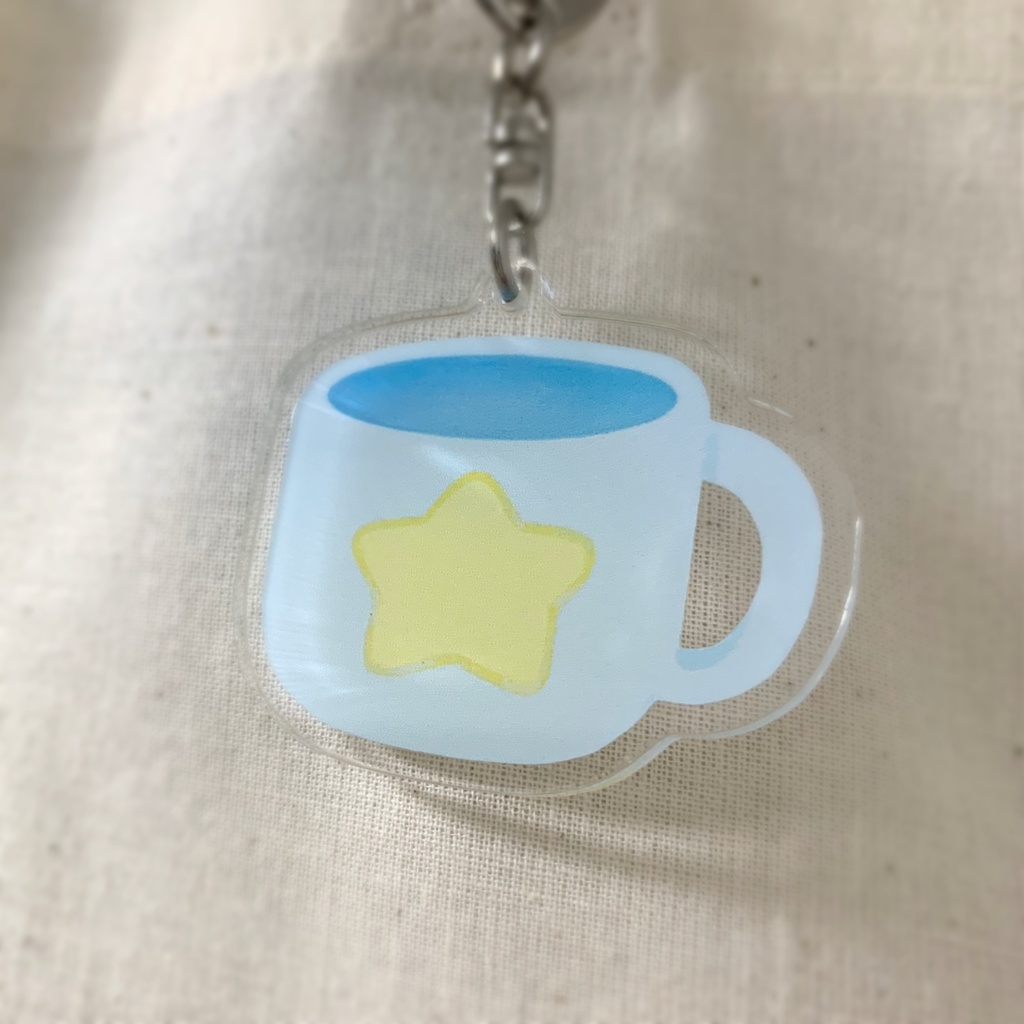 あゆむのマグカップ。こっそりキーホルダー