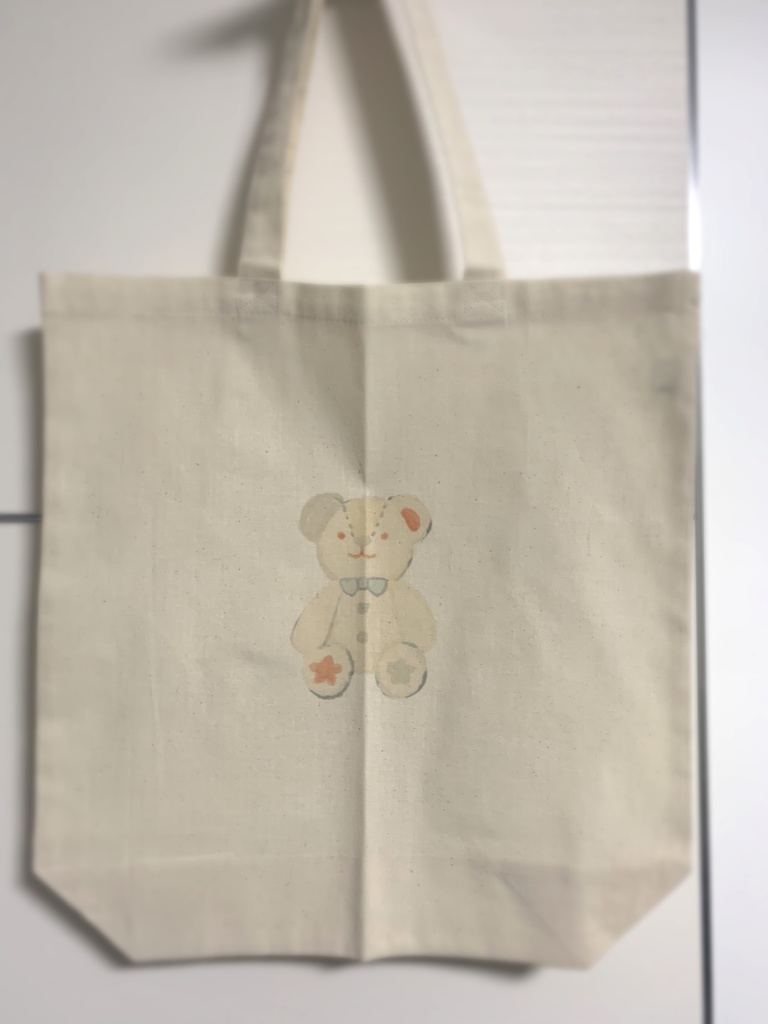 あゆむのくまさんエコバッグ。