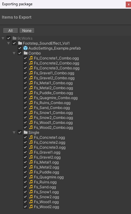 【VRC想定】足音効果音パック Vol.1