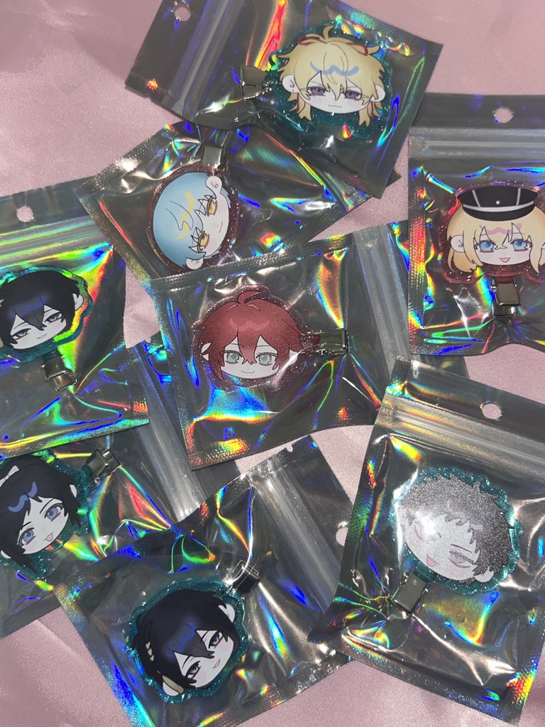 刀剣男士アクリルヘアクリップ