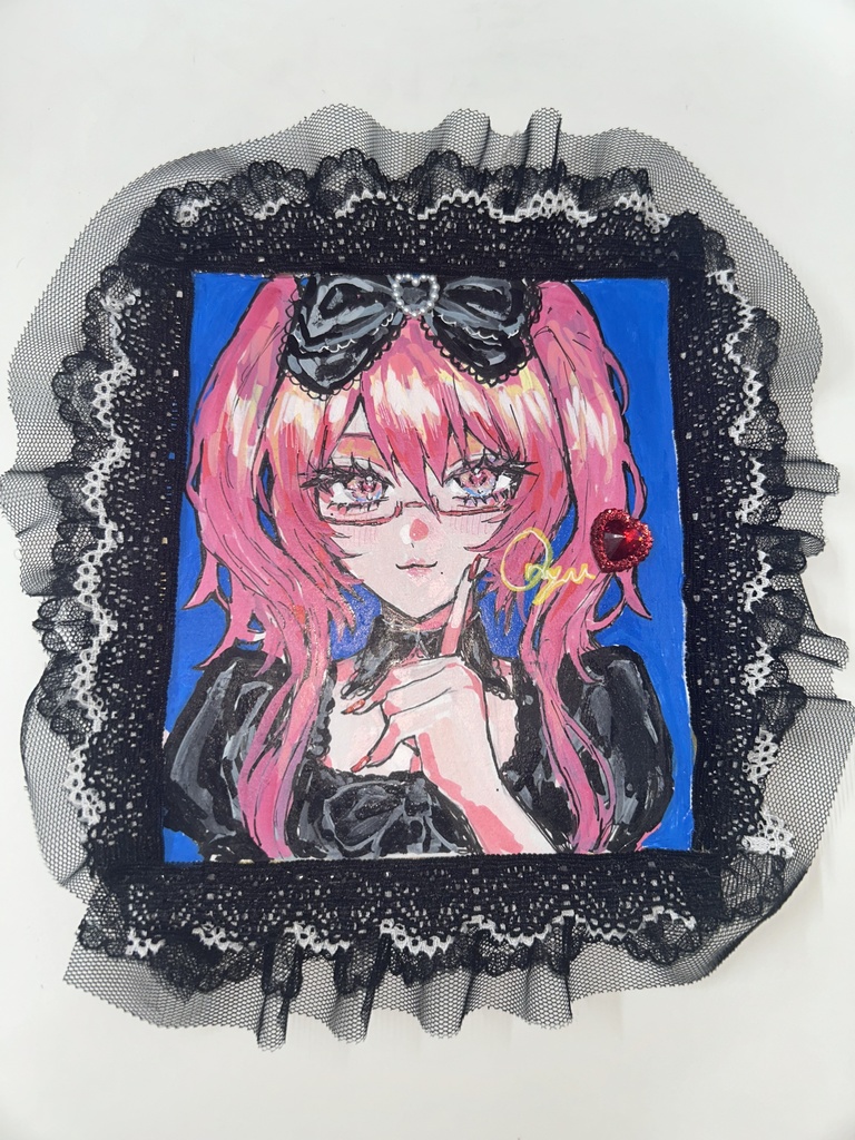 直筆サイン入り♥原画色紙