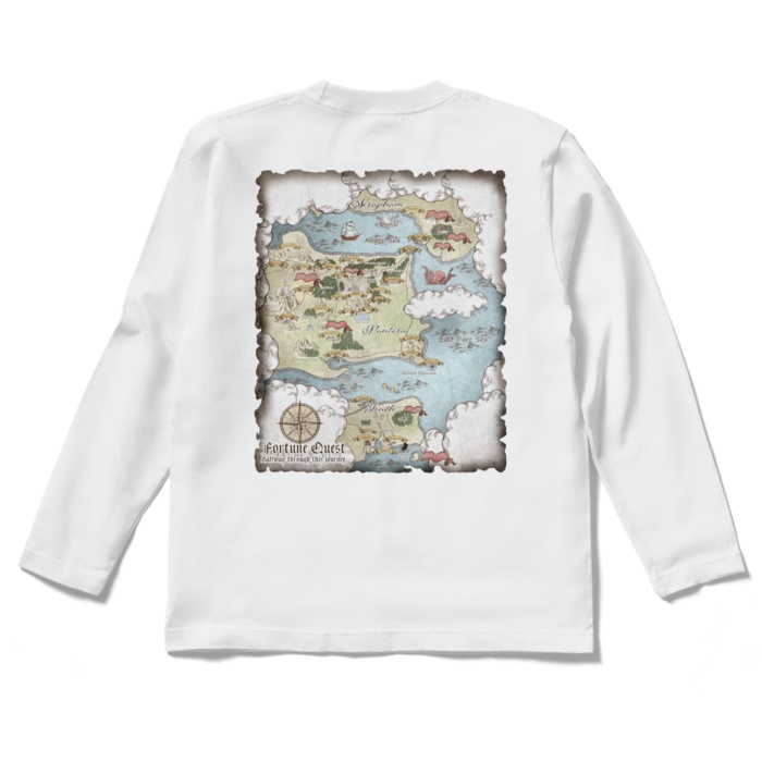 FQ長袖白Tシャツ