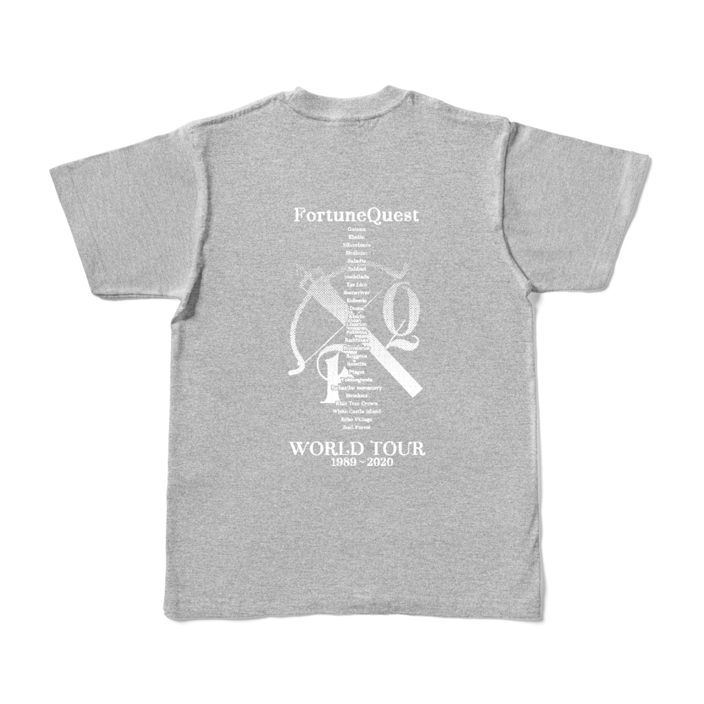 【再販・男女兼用】FQ完結記念Tシャツ・グレー