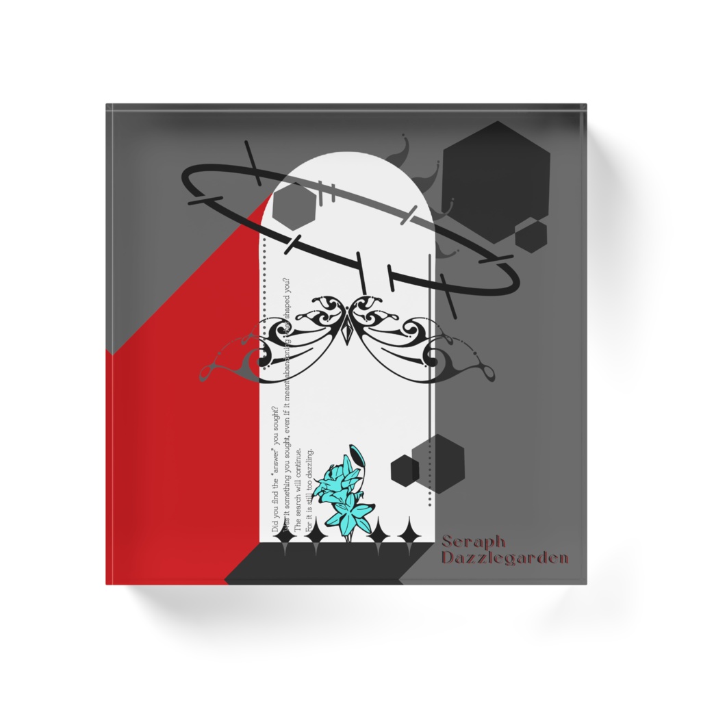 【非公式】セラフ·ダズルガーデン 天使モチーフ アクリルブロック