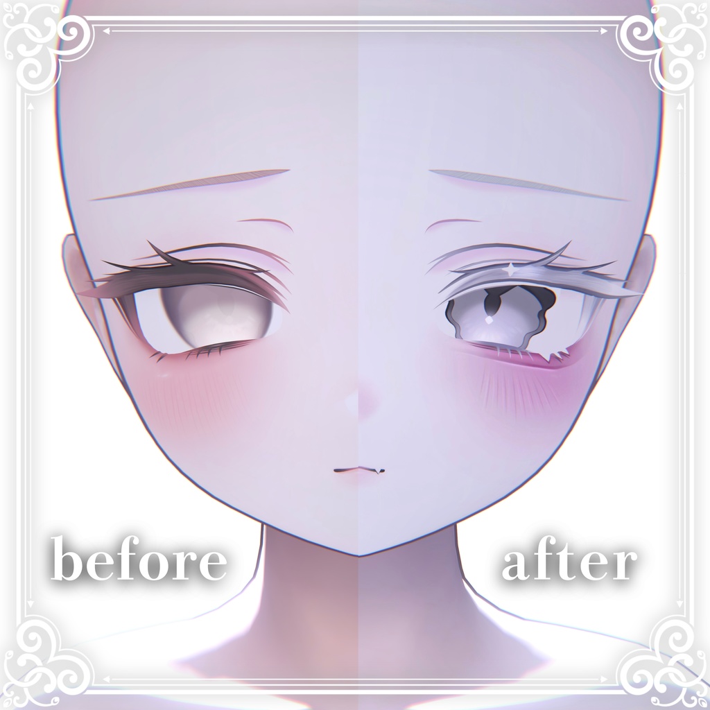 【3日間限定無料】⟡.·Milfy makeup&eye texture&face Animation