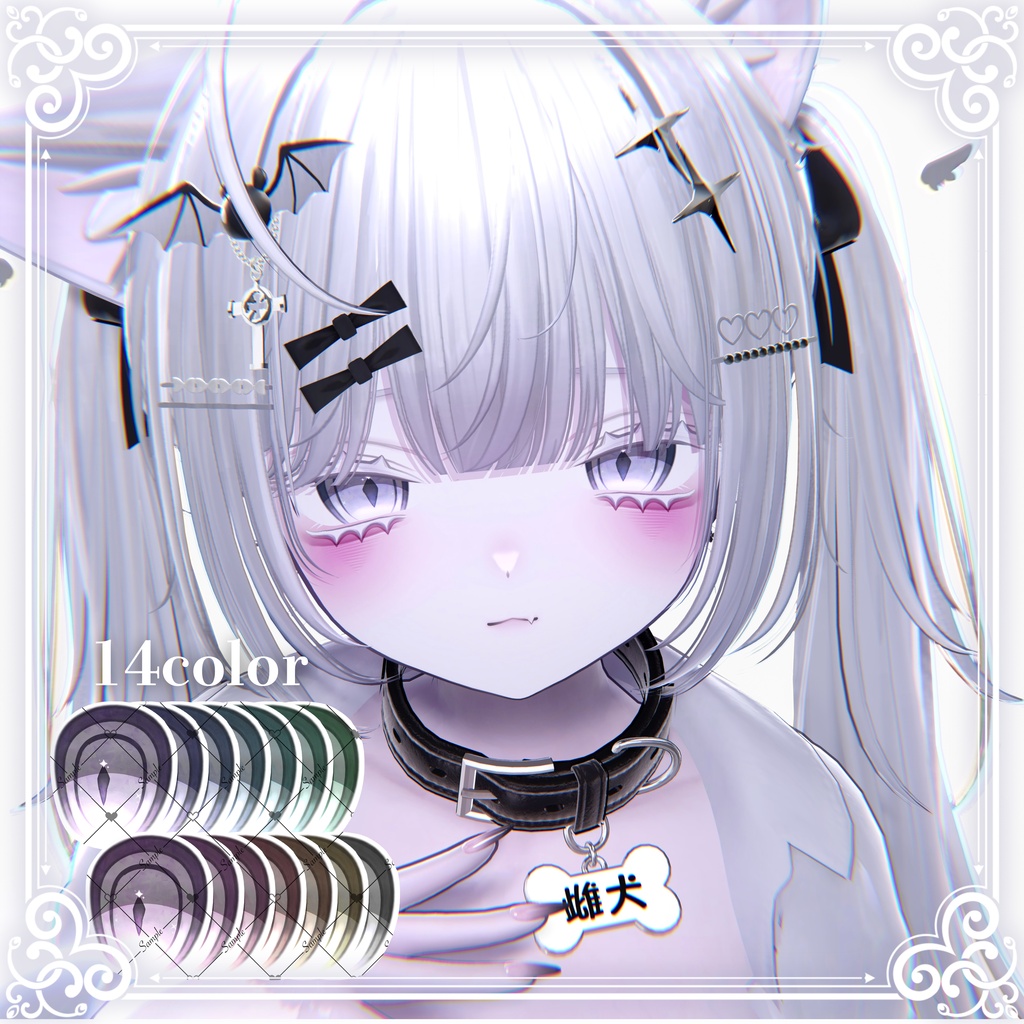 【エク-Eku】⟡.·Eku makeup&eye texture& Blendshape
