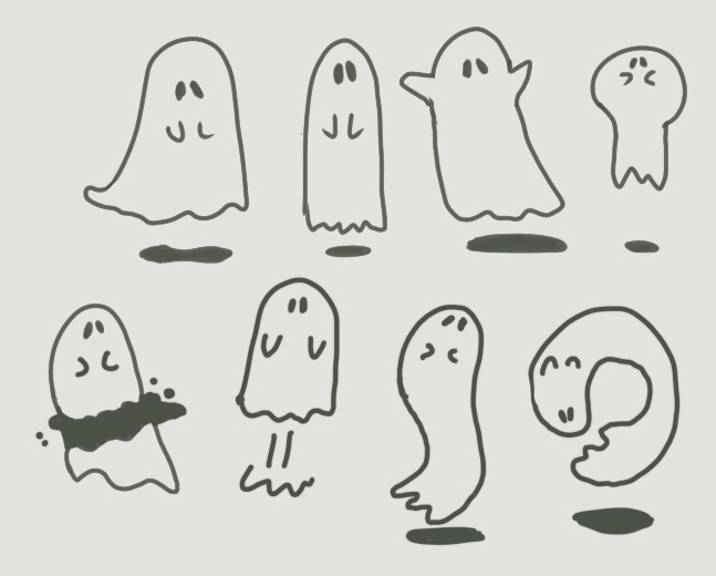 デジタルステッカー 「ゴーストちゃん」