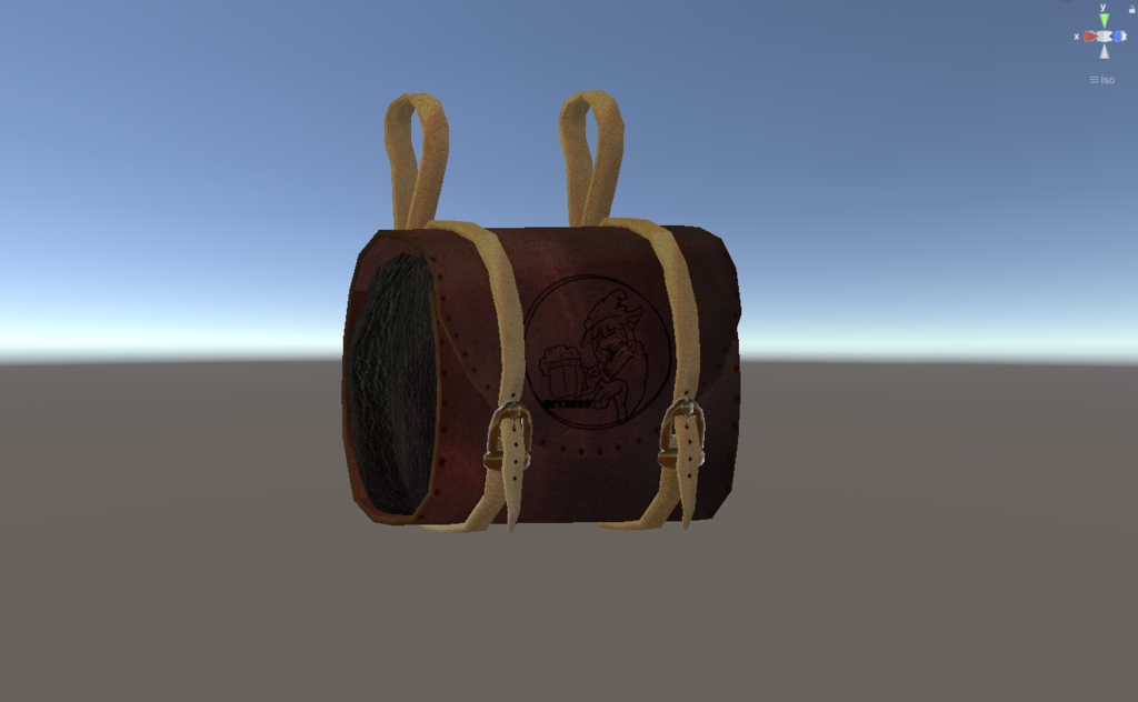 中世風ウエストバッグ