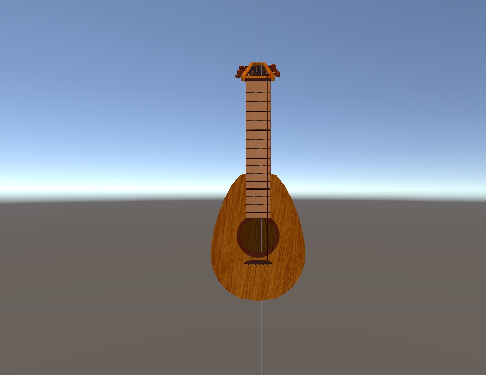 オリジナル楽器「ルデウ」【3Dモデル】
