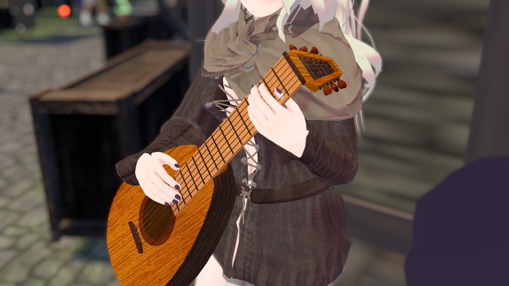 オリジナル楽器「ルデウ」【3Dモデル】