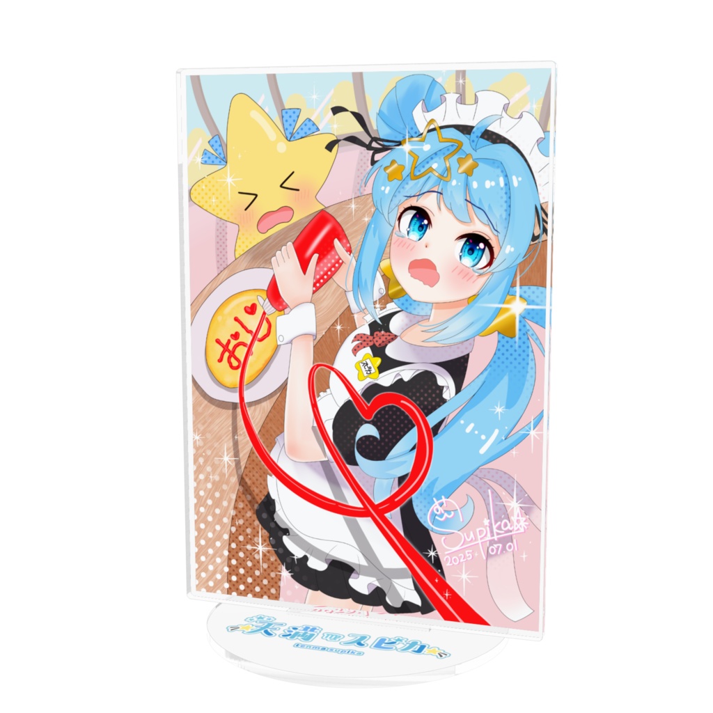 【5歳お誕生日】アクリルスタンド【すぅちゃんイラスト担当】