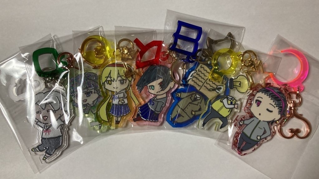 とりなのはんのコアクリルキーホルダー