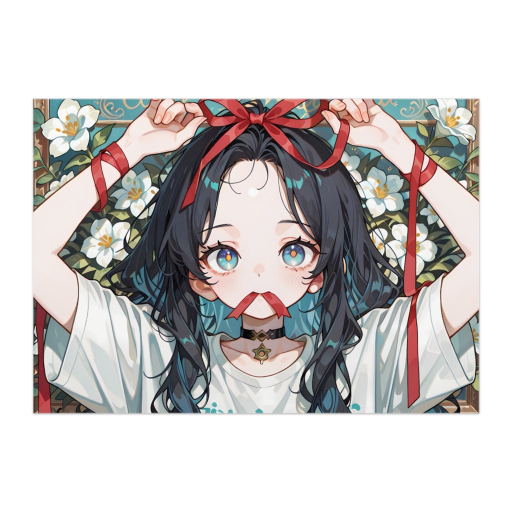 『少女とリボン』