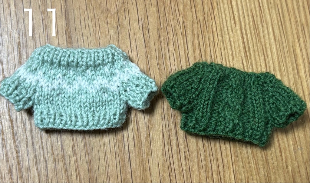 3月9日(土)21時〜 ぬいぐるみ用セーター 8〜13㎝福袋