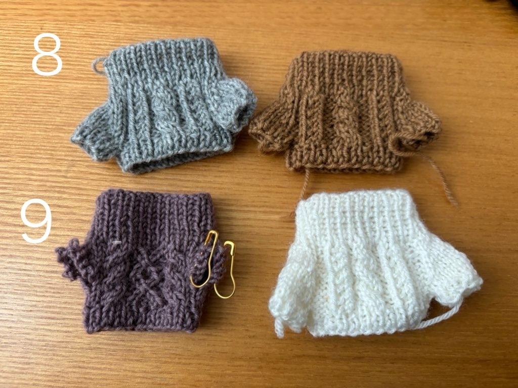 3月9日(土)21時〜 ぬいぐるみ用セーター 8〜13㎝福袋