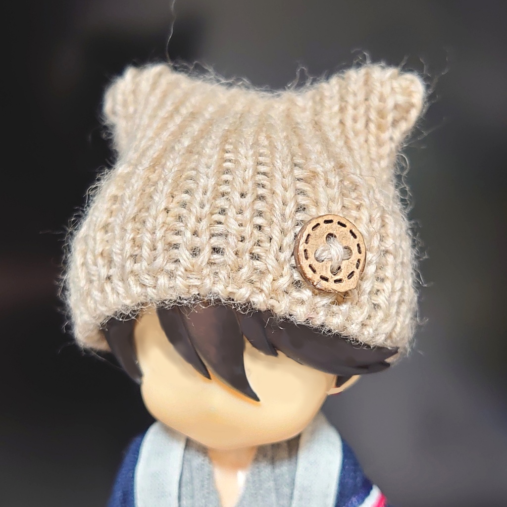 頭囲15サイズめんだこニット帽