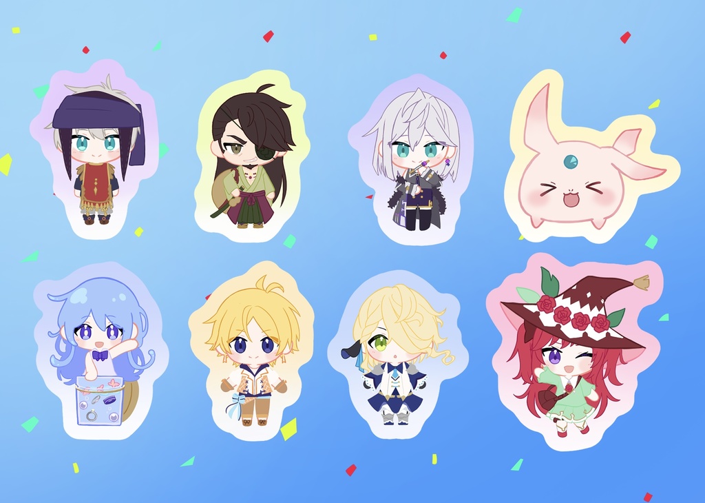 シャカシャカアクリルパーツ（2月発送）