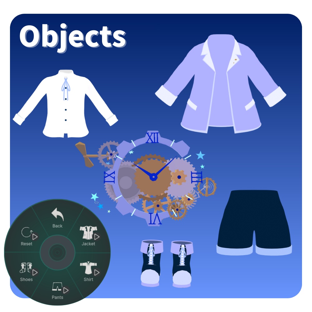 オリジナル3Dモデル -ノクティア- Noctia