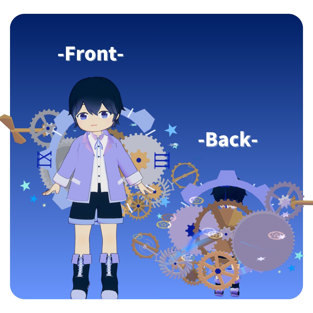 オリジナル3Dモデル -ノクティア- Noctia