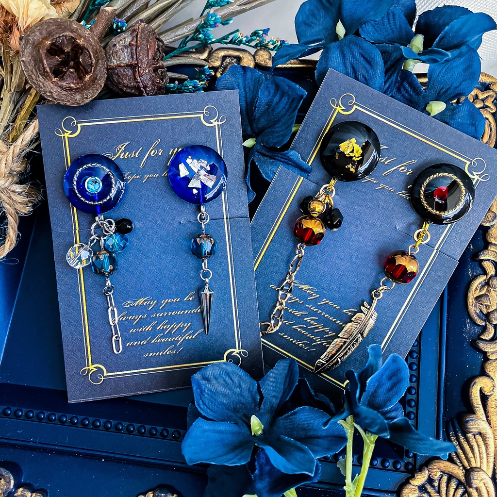 【原神】ディルック/ガイア モチーフ耳飾り