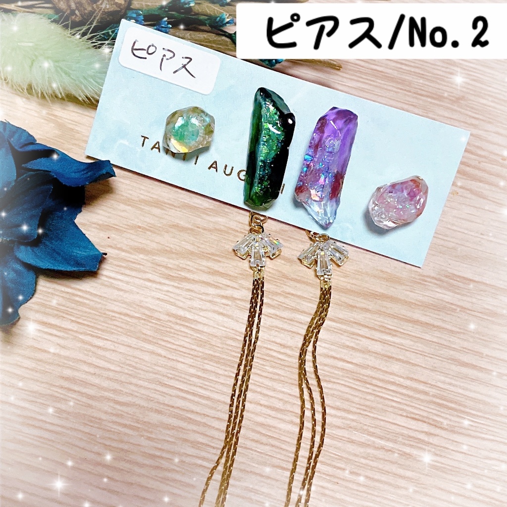 【原神】アルハイゼン&セノ 鉱石風耳飾り