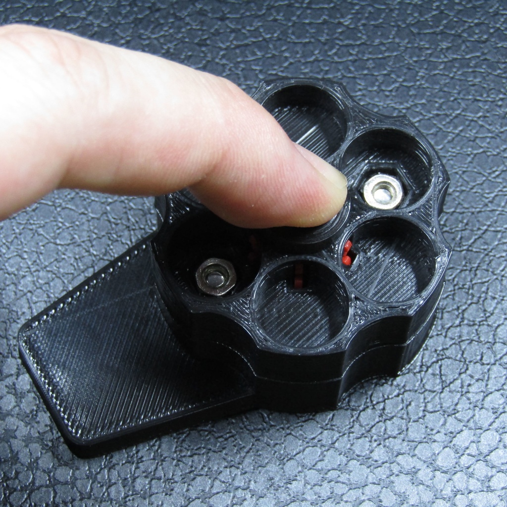 クラウンモデル M19 エアリボルバー用スピードローダー プッシュタイプ