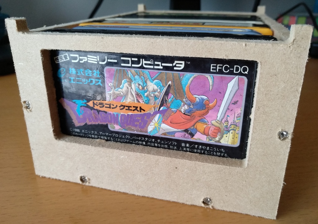 スーパーファミコン カセット収納ケース レッド - ケース
