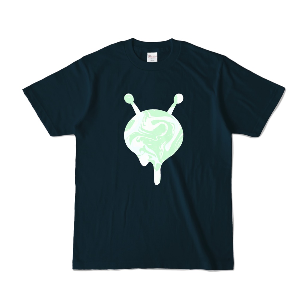 何か溶けてね?なめくじマーブルTシャツ