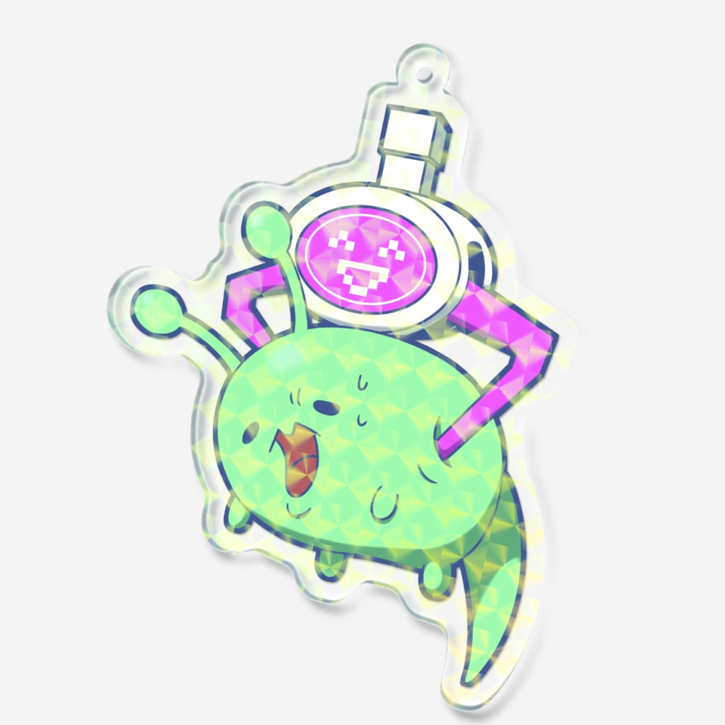 このアーム強くね?ホログラムアクキー