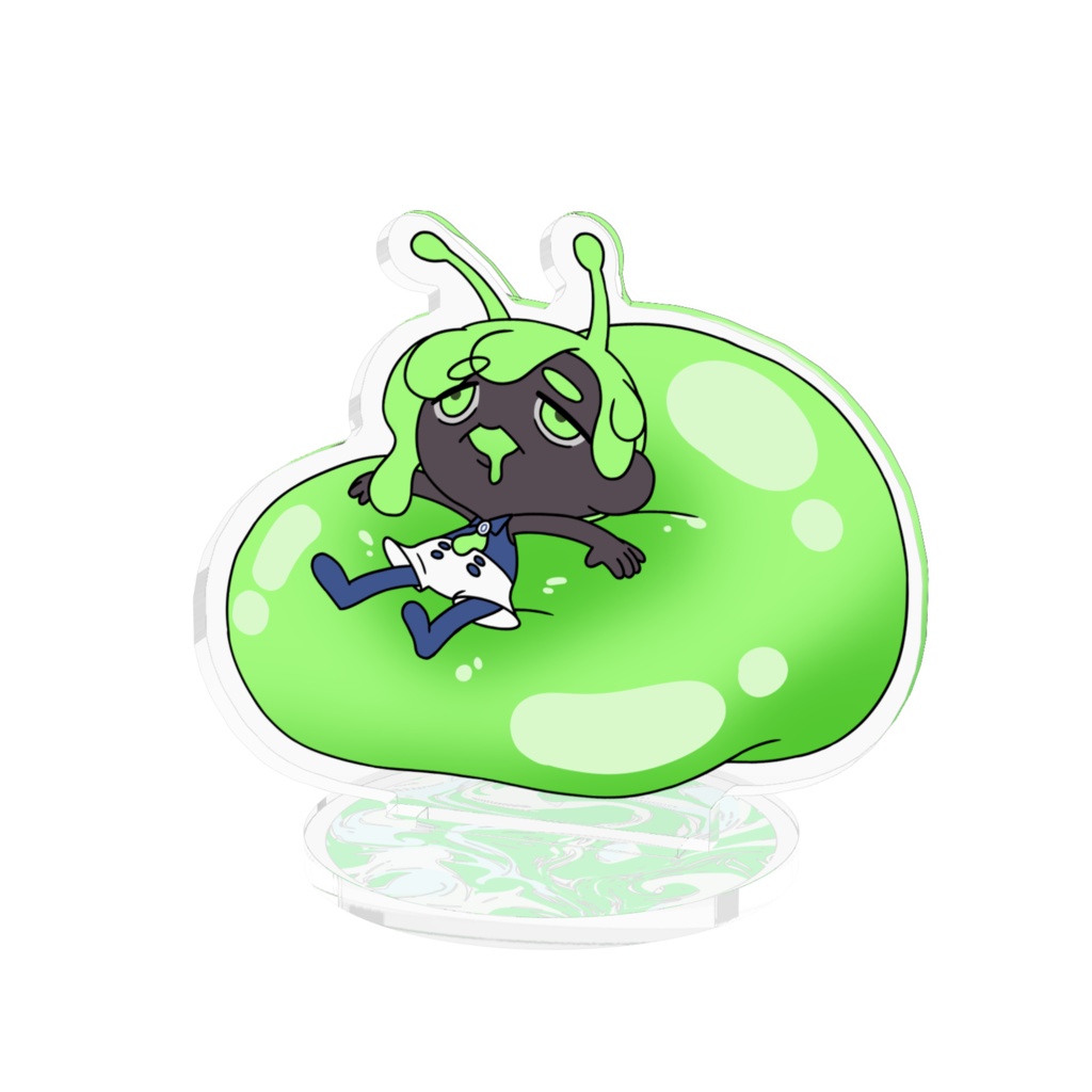 なめくじをダメにする粘液アクリルフィギュア