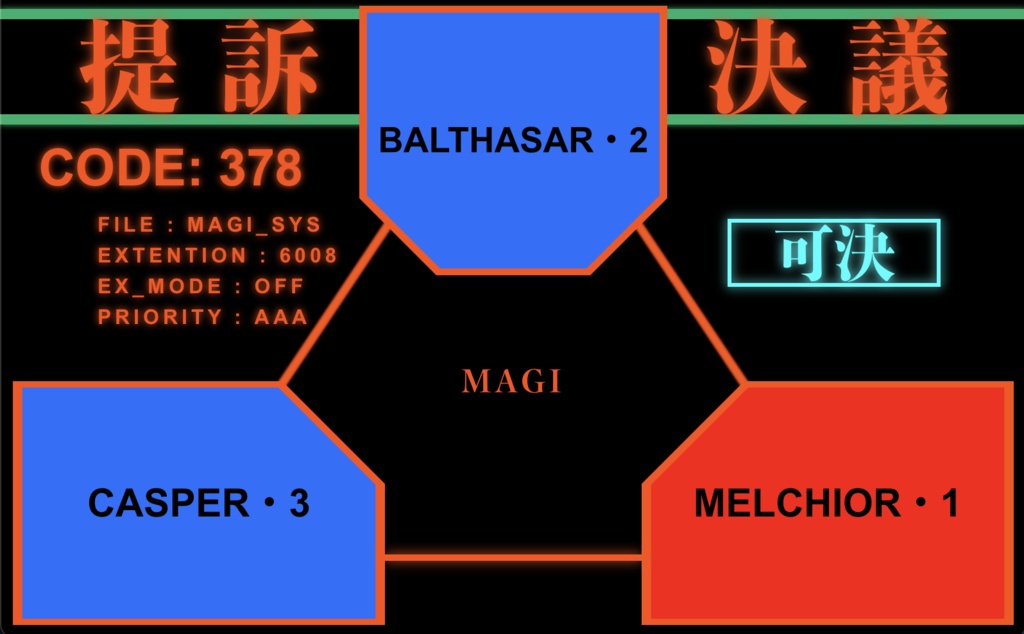 MAGI SYSTEM EVANGELION