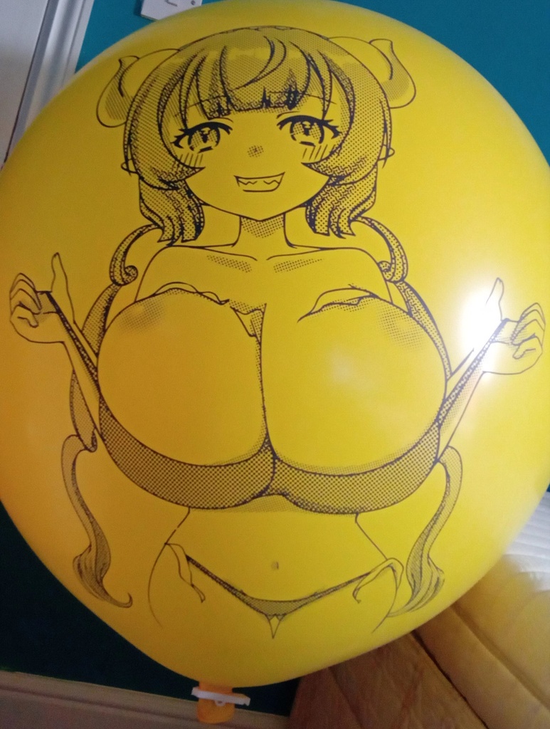 (NR13) イルル水着風船イラスト