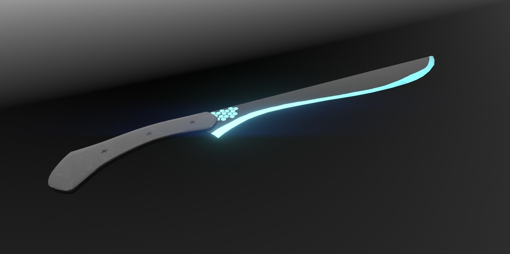 【VRC想定3Dモデル】マチェット