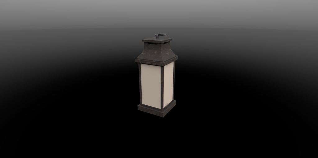 【VRC想定3Dモデル】ランタン