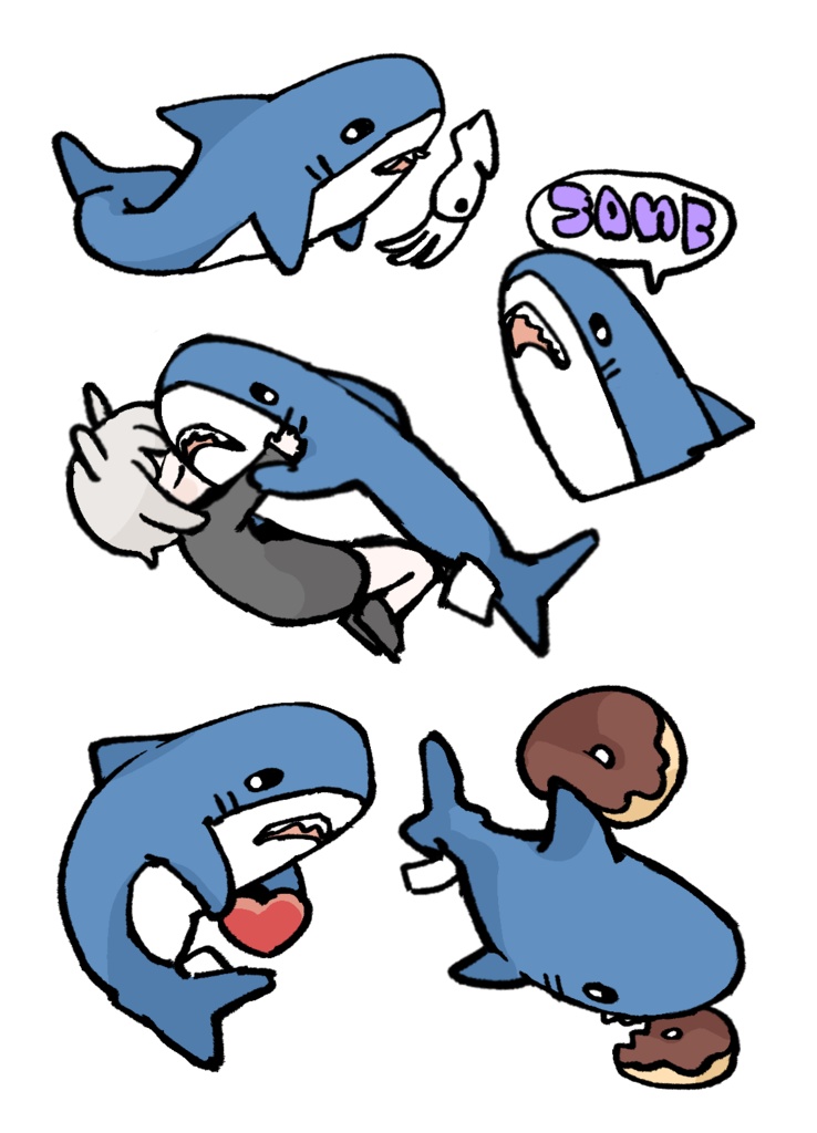 さめさんシール