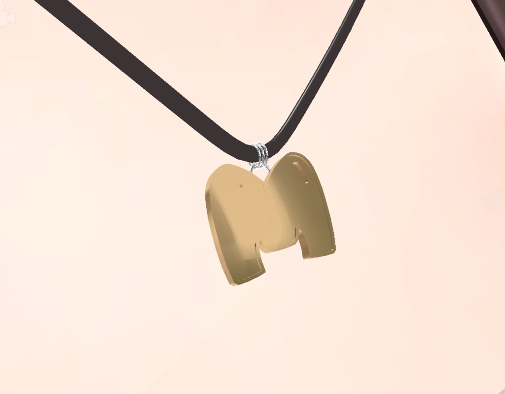 (無料)音弧乃マーニャのレザーペンダント