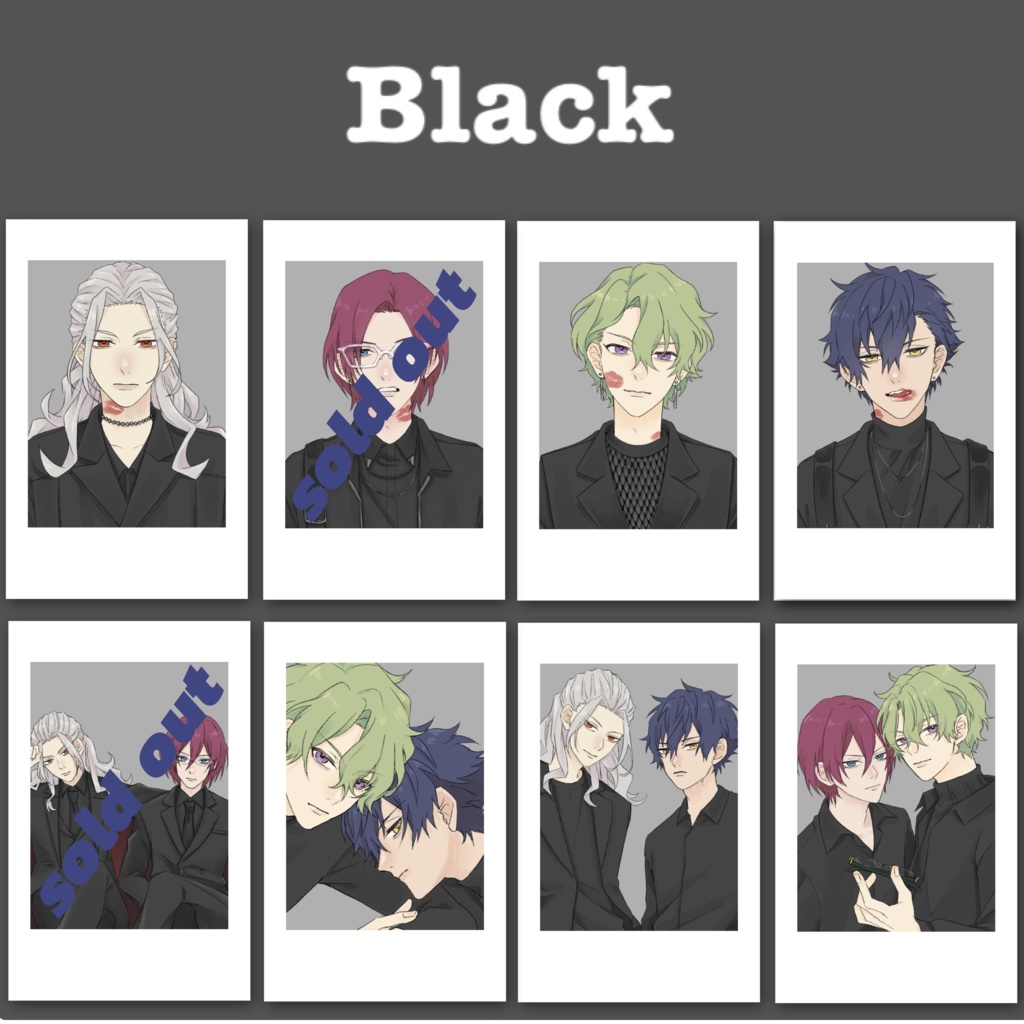 photo card ver.black(バラ売り)
