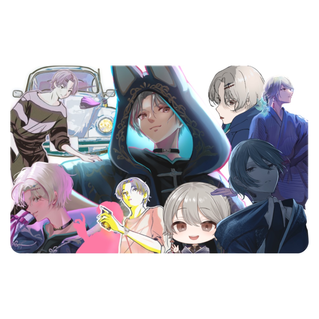 【冬燈カガリ】ICカードステッカー