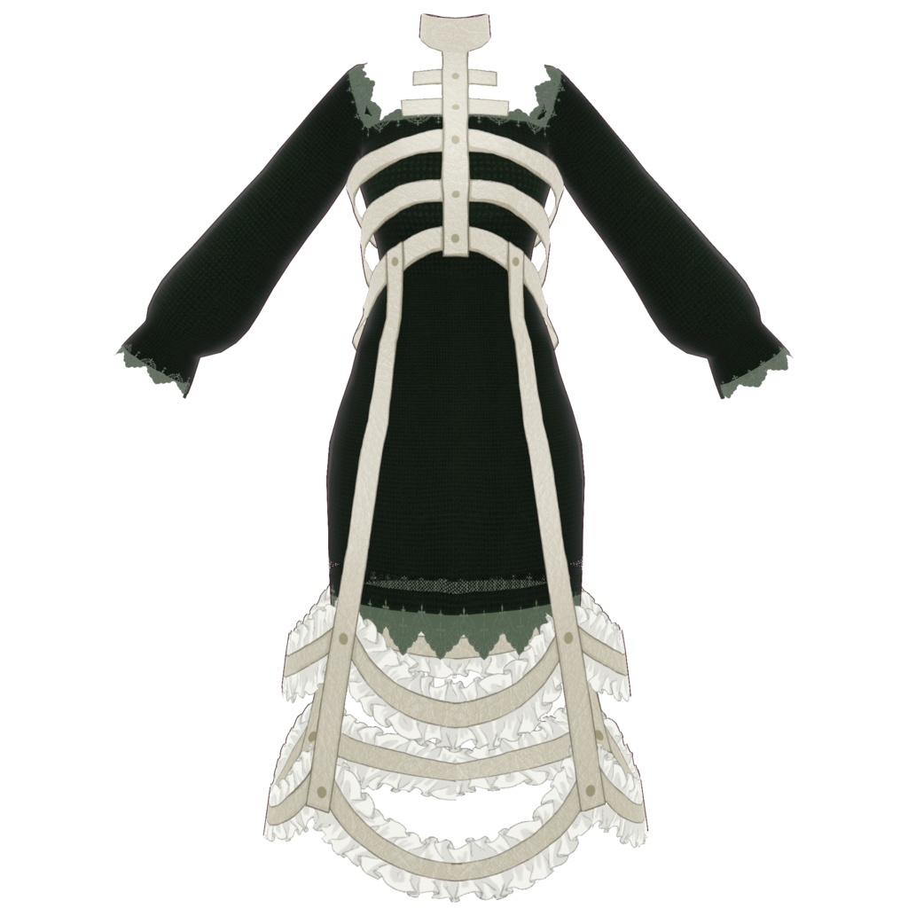 bone harness dress