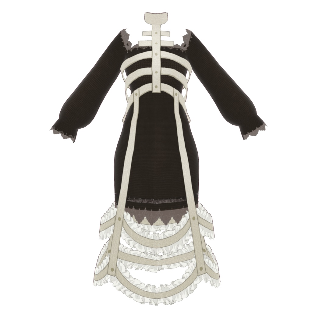 bone harness dress