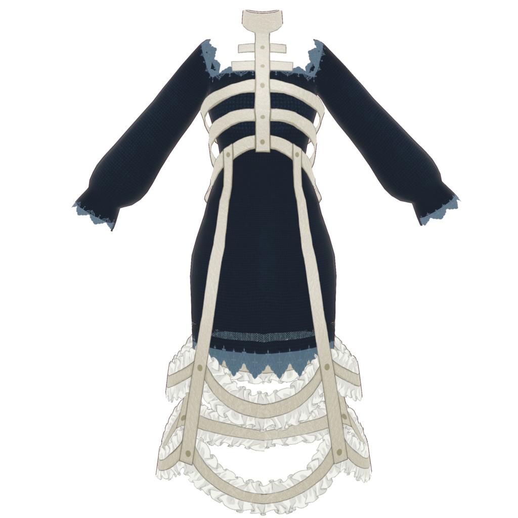 bone harness dress