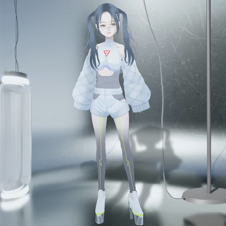 【Vroid 衣装】cyber doll